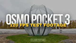 DJI Osmo Pocket 3 120 FPS (Slow Motion) Test Footage