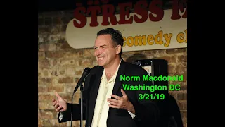 Norm Macdonald Live in Washington DC (3/21/19)