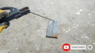 Not everyone knows about the technique of welding to perfect joint flat bar