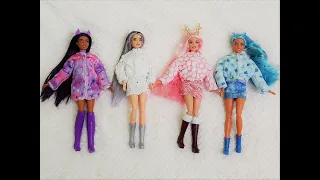 💖❄️Barbie Cutie Reveal Winter Themed FULL COLLECTION of Dolls All the Girls side by side So CUTE❄️ 💖