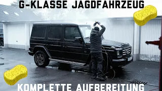 G-Klasse Jagdfahrzeug 🔫// Aufbereitung von innen und außen 🧽