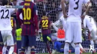 Real Madrid vs FC Barcelona 3-4  23/03/2014 (All Goals)