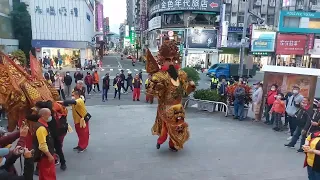 板橋妙雲宮神將會元旦踩街祈福遶境