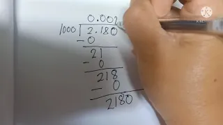Dividing Decimals up to 2 Decimal Places by 10, 100, and 1000 mentally