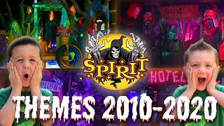 All Spirit Halloween Themes Through The Years | Spirit Halloween 2010-2020 | Halloween Animatronics