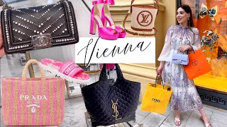 Vienna Luxury Shopping Weekend - LV, Chanel, Dior, Hermes, Fendi, Prada, YSL | Summer Travel Vlog ✈️