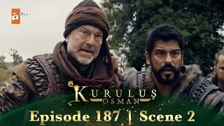 Kurulus Osman Urdu | Season 4 Episode 187 Scene 2 I Osman Sahab, Salur Bey qabeele mein aaye hain!