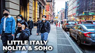 Walking NYC : Little Italy, Nolita, & Soho (January 2, 2022)