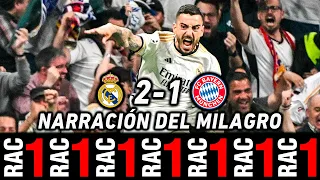 RAC1 REAL MADRID 2-1 BAYERN | EL MILAGRO DEL REAL MADRID EN RAC1