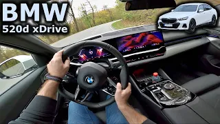 2023 BMW 520d xDrive Sedan (G60) | POV test drive