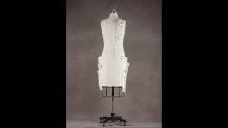 Felted Dress. Sculptural Nunofelting. Валяное платье