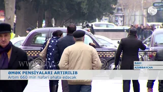 ƏMƏK PENSİYALARI ARTIRILIB