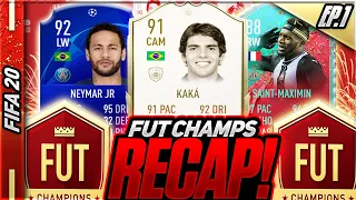 FUT CHAMPS RECAP#1|FIFA 20 ULTIMATE TEAM FUT CHAMPS GAMEPLAY|