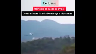 notícias Urgente! imagens exclusivas da queda do avião com a Cantora Marília Mendonça e tripulantes.