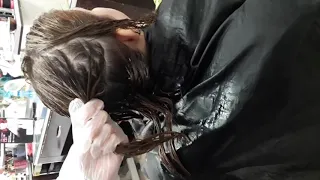 Hair Toning + glossing