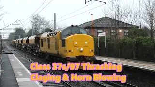 Class  37s Thrash Clag and Horns video, filmed in 2023