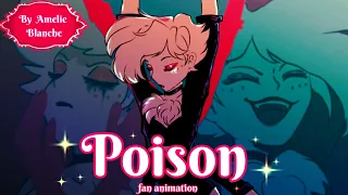 POISON HAZBIN HOTEL | fan animation by Amelie Blanche | 💗🕸️ #animation #hazbinhotel