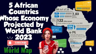 5 African Countries Whose 2023 Economic Growth Projected by World Bank, World Map Series