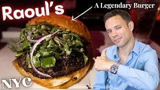 Eating the Secret and One of the Best Burgers in NYC at Raoul’s