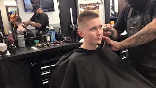 Sabrina 2 LV: Cute Buzzcut at Local Barber Shop (YT Original)