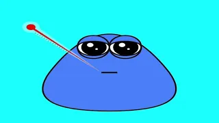 POU - Juego de pou. El pou azul.