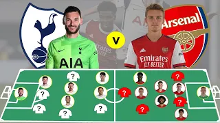 Tottenham v Arsenal | Head to Head Lineups | Predicted Lineups | Premier League