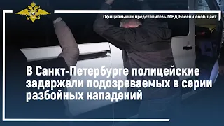 Ирина Волк: В Санкт-Петербурге полицейские задержали подозреваемых в серии разбойных нападений
