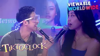 TiktoClock: Derrick Monasterio, maniniwala kaya kay Elle Villanueva sa ‘Sang Tanong, ‘Sang Sabog?’