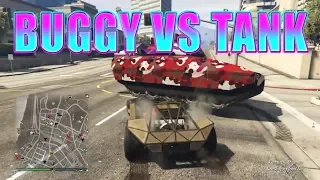 Ramp buggy vs khanjali tank (GTA online)
