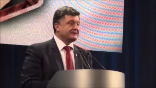 Порошенко: «Их дети будут сидеть в подвалах» (Одесса, 27.10.14)