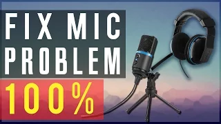 How To Fix Microphone Audio Problem! - Microphone Not Working in Windows 7/8/10