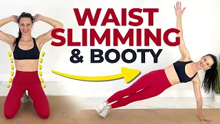 Deep Inner Core Postpartum Exercises (Waist Slimming) + Booty Finisher🔥