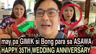 Bong Revilla may pa GIMIK sa 35th Wedding anniversary nila ng ASAWA na si Lani Revilla