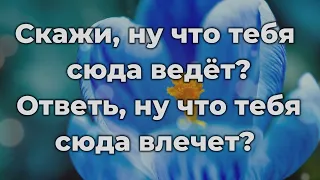 Скажи ну что тебя сюда ведёт ♫Прославление Песня♫