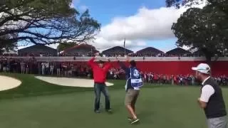 U.S. Fan Challenged by Rory McIlroy, Henrik Stenson, Justin Rose and Andy Sullivan | 2016 Ryder Cup