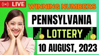 Pennsylvania Evening Lottery Draw Results - Aug 10 2023 - Pick 2 - Pick 3 - Pick 4 & 5 - Powerball