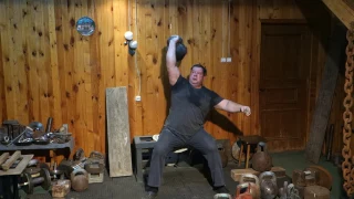 60 KG KETTLEBELL MUSCLE DEADSNATCH SEATED ВЫРЫВАНИЕ ГИРИ 60 КГ СИДЯ