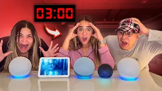 ALGO ESTRANHO ACONTECEU COM A ALEXA AS 3:00 HORAS DA MANHÃ - Foi aterrorizante 😱