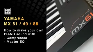 How to make your own a beautiful piano sound with Yamaha MX61 stock sounds #yamahamx61