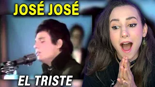 MAESTRO !!! ESCUCHO a José José - El Triste (en vivo) REACCION