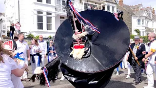 Padstow May Day 2024 and the Blue Ribbon Obby Oss