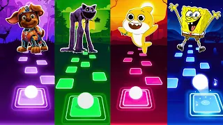 Paw Patrol VS Poppy Playtime 3 VS Baby Shark VS SpongeBob | Tiles Hop