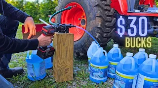 DIY How To Add Tractor Tire Ballast Weight