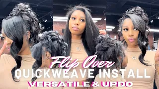 HOW TO: FLIPOVER VERSATILE QUICKWEAVE + UPDO STYLING