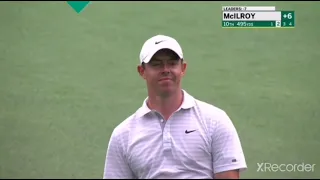 Rory mcilroy hits a Shank at the masters 2021