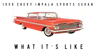 In-depth look at 1959 Chevy impala 4 door hardtop #cars #chevrolet #impala