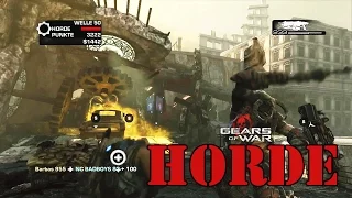 Gears of War 3 - Standard Horde on TRENCHES - Brumak Brutality, Melee Madness (Gameplay, Best of)