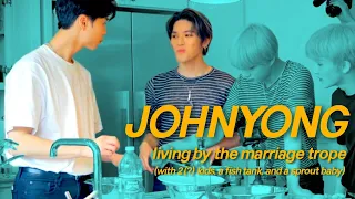 👨‍❤️‍👨💍 johnyong living by the marriage trope