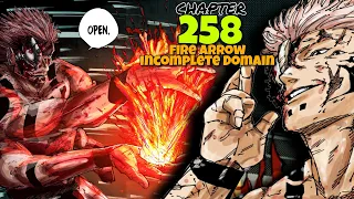 "FUGA" - FIRE ARROW + INCOMPLETE DOMAIN!! Jujutsu Kaisen Chapter 258 Tagalog Full Chapter Review