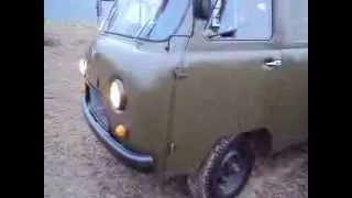 uaz 452 from 1966 test drive